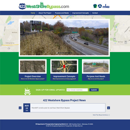 422 Website - Highway Project Website Design