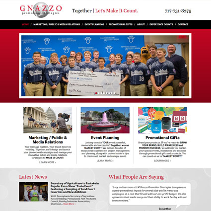 Gnazzo - Website Design