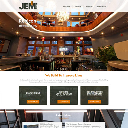 JEM Group - Website Design