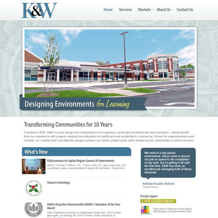 K&W Engineers - Website Design