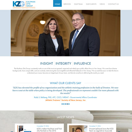 Kaufman Zita Group - Website Design